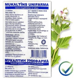 MUKALTIN TABL. 50mg N10...