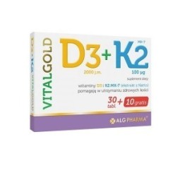 VITAL GOLD D3+K2 ТАБЛЕТКИ N40