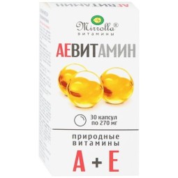 A+E VITAMIIN KAPSLID 270MG...